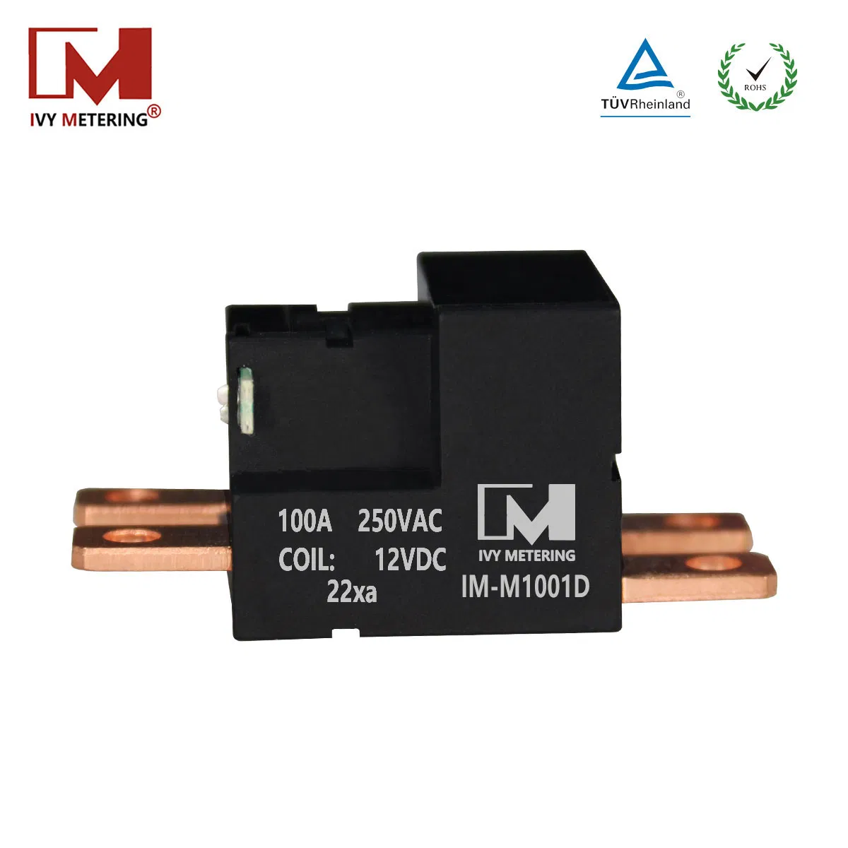 Immunità magnetica 100 A Relè motore a ritenuta per carichi pesanti in miniatura a 2 pin da 500 m per contatore intelligente