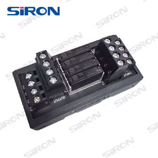 Siron Y450 High-Quality 4-Bit Wide-Bottom Signal Relay Module for PLC