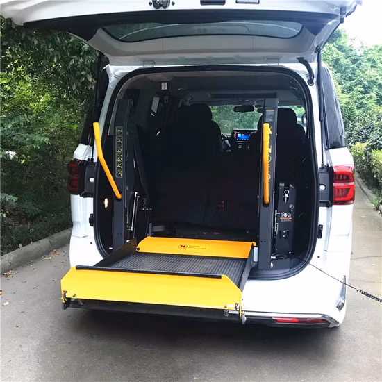 Sollevatore elettrico per sedie a rotelle serie Wl-D-750 certificato CE ed Emark per furgoni con una capacità di carico di 350 kg