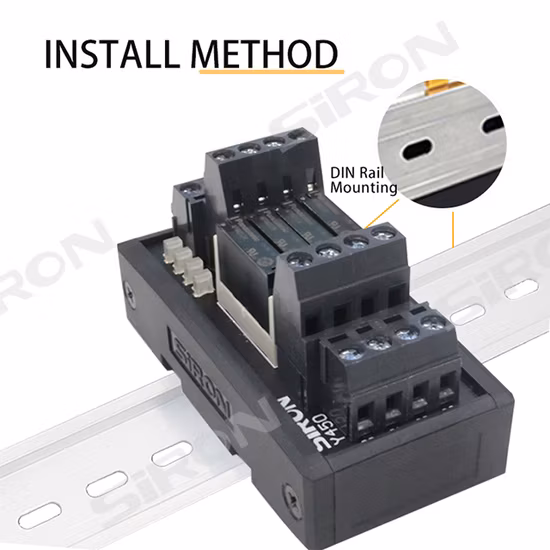 Siron Y450 Modulo relè di segnale inferiore largo a 4 bit di alta qualità per PLC